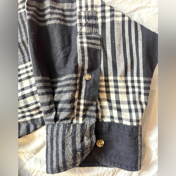 Knights of Round Table Men's Dark Gray and White Plaid Shirt Size 3XL - Picture 5 of 10